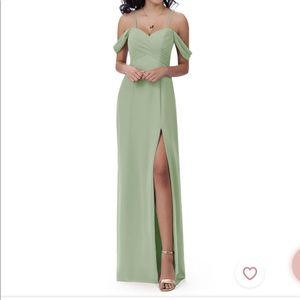 Azazie Joretta Bridesmaid Dress - Sage Green
